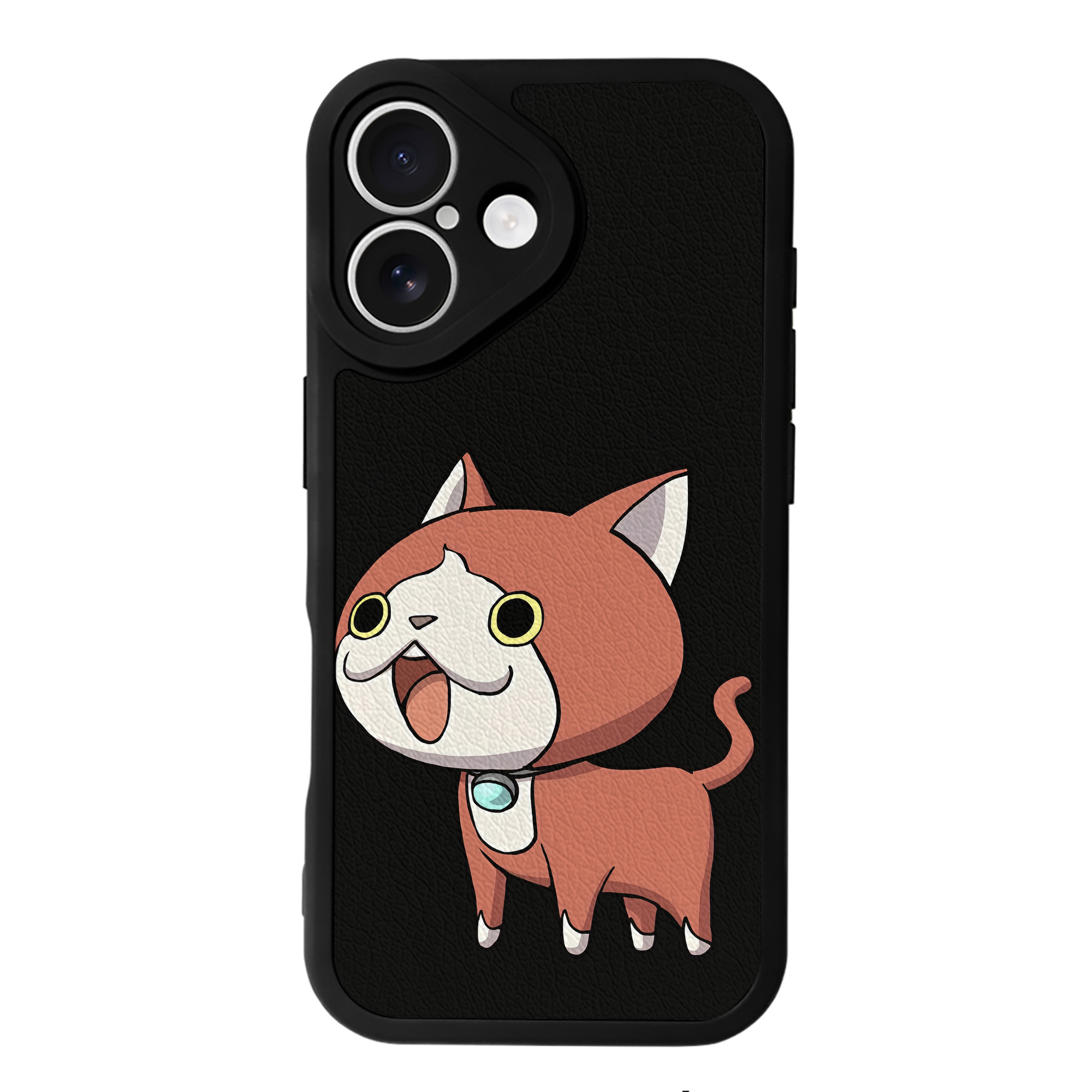 （画像用） 妖怪ウォッチ Yo-kai Watch 【iPhone 16シリーズ対応】シリコンスマホケース（レザー調） 材質：シリコン